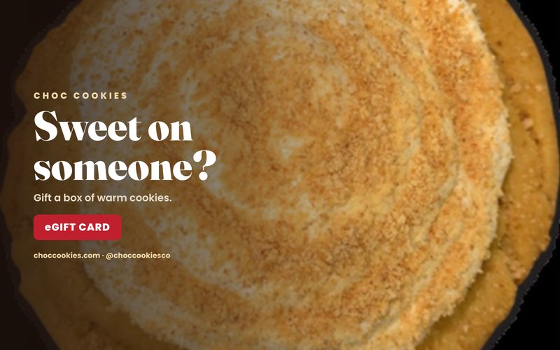 Choc Cookies eGift Card, smores
