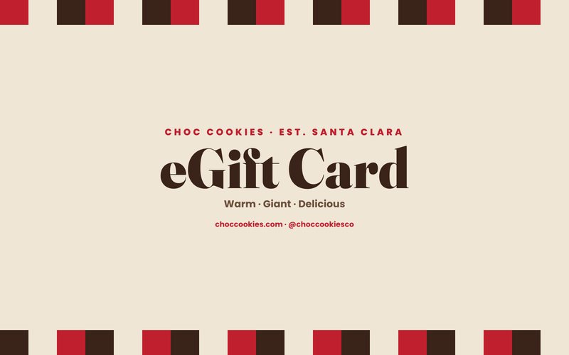 Choc Cookies eGift Card