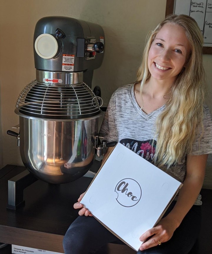 Melissa, founder of Choc Cookies